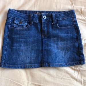 Doll House Jean Skirt
